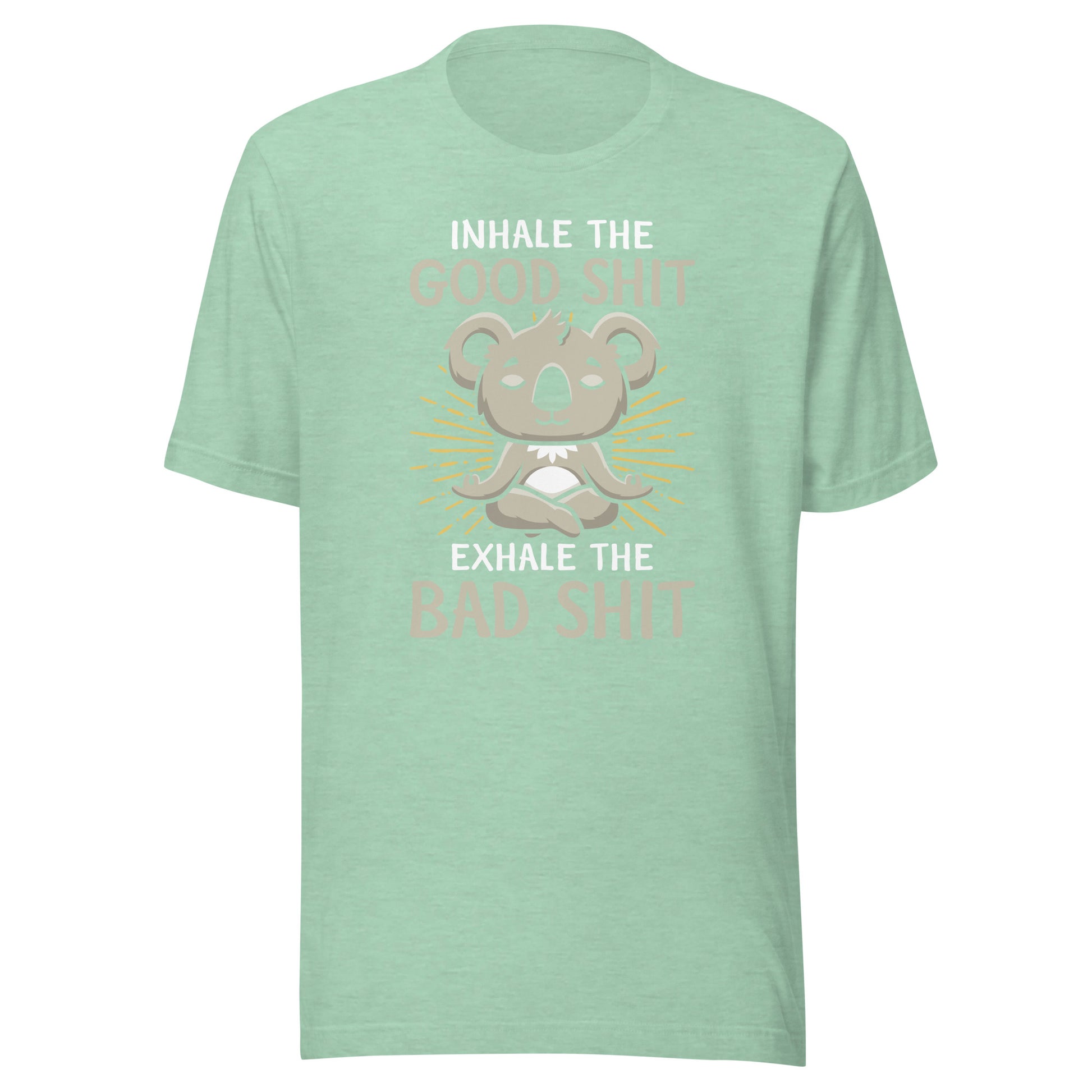 Inhale good exhale bad tee mint