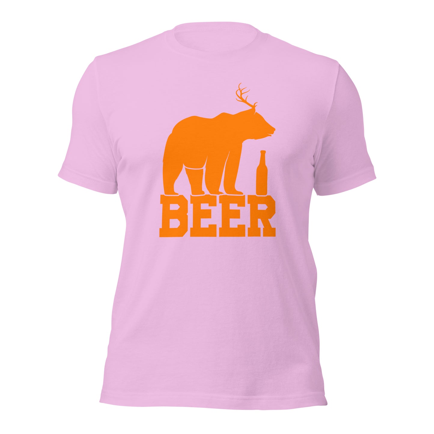 Dear Bear Beer Tee Pink